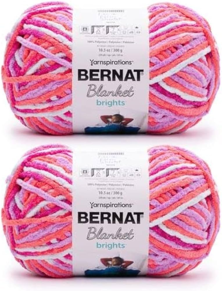 Bernat Brights Yarn – Vibrant Neon Colors for Eye-Catching Projects