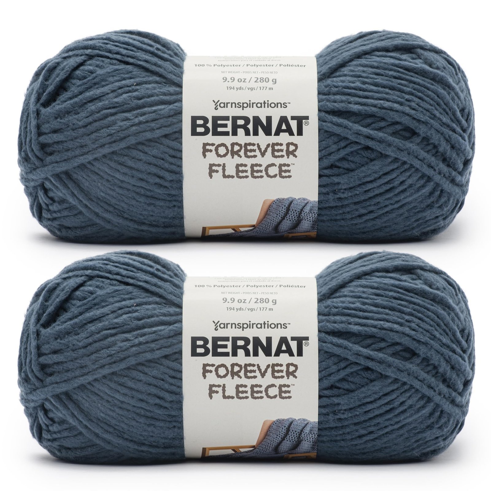Bernat Forever Fleece Yarn - Solids