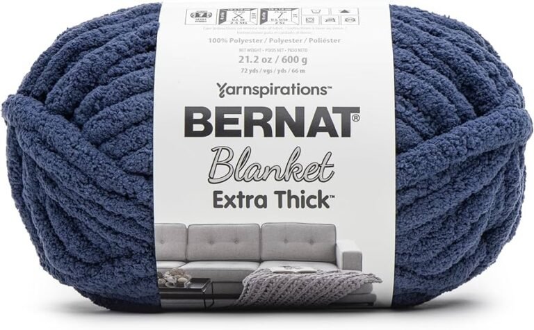 Bernat Jumbo Yarn - Extra Thick Mega Bulky Weight for Quick Projects