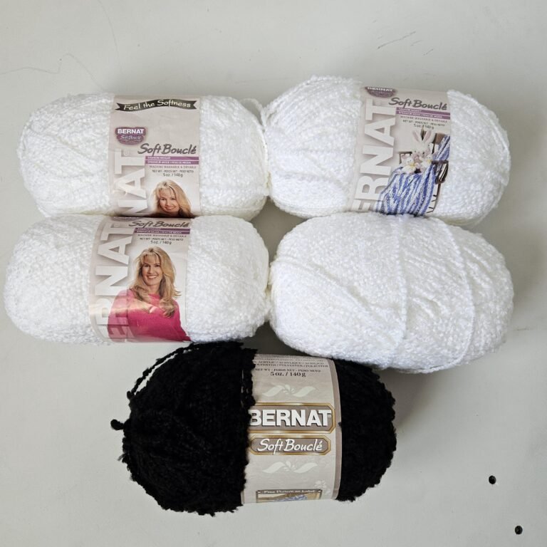 Bernat Soft Boucle Yarn - Textured Boucle Yarn for Cozy Projects