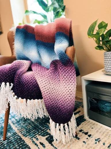 Gradient Color Blanket Yarn with Ombre Effects