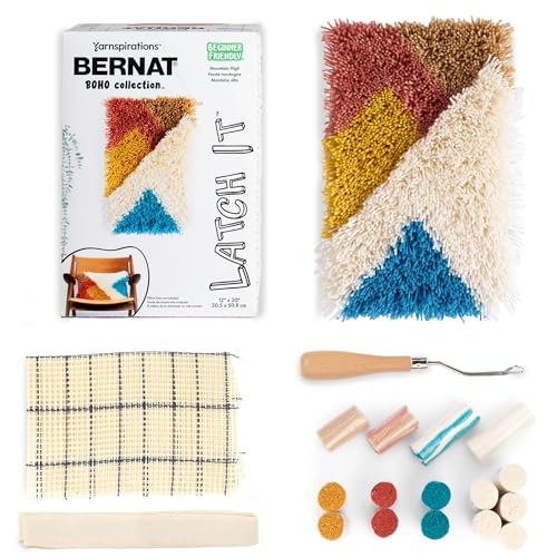 Bernat Latch Hook Kit - Complete DIY Craft Set